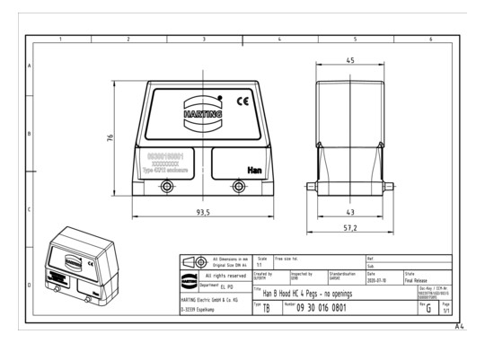 HART HAN 16B-g               09300160801 