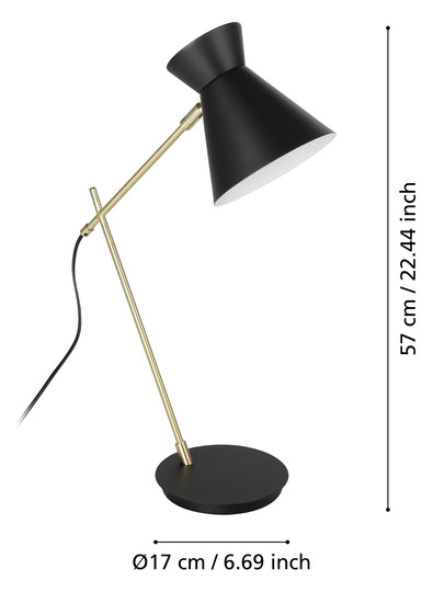 EGLO Tischleuchte/1 E27            98864 
