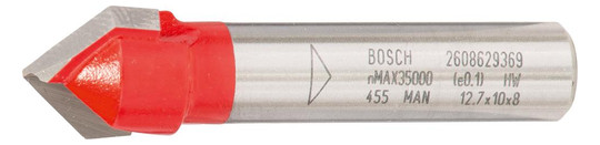 BOSCH-HM V-Nutfräser Expert for Wood, Schaft 8mm -...