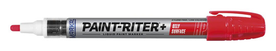 MARKAL-Lackmarker Paint-Riter + Oily Surface HP - rot