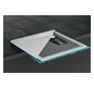 Duschwanne BetteUltra 1260 120x90x3,5cm, Glasur, Mini-Wannenträger, dust