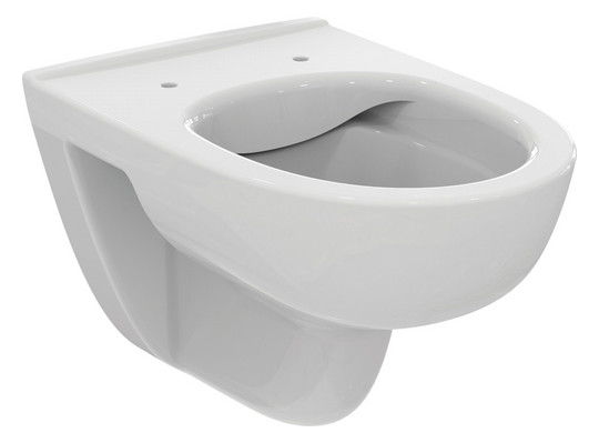 Ideal-Standard Wandtiefspül-WC-Paket i.life A ohne Spülrand, 36,5x54,5x33cm, weiß