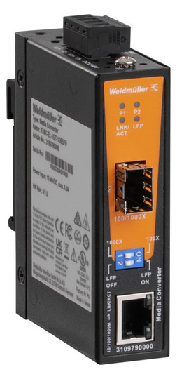 Weidmüller IE-MC-EL-1GT-1GESFP Media 
