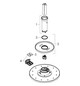 hansgrohe Kopfbrause 300 2jet Axor mit Deckenanschluss, chrom