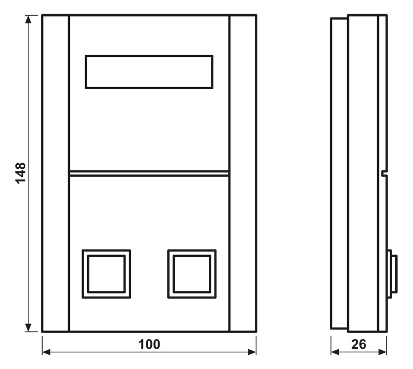 Signalisierungsset f.Beh aws RAL9010