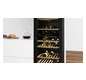 Weinklimaschrank 120l EB G G sw li/re 1zon 44fl 598x818mm