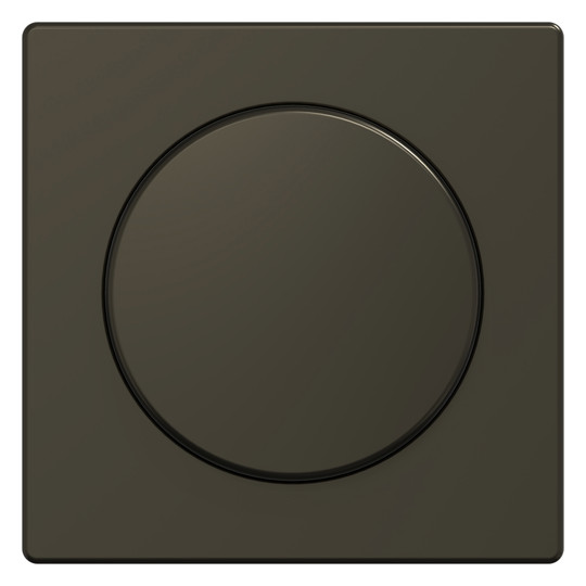 Drehknopf Symbol Dimmer System Design mokka glz