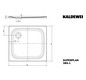 Kaldewei Duschwanne SUPERPLAN CLASSIC 385-1 75x80cm, Antislip Perl-Effekt, alpinweiß matt