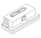 hansgrohe uBox universal Ablaufgehäuse DN 50, für Standardinstallation