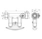 TACONOVA Abgleichventil TacoSetter 1 1/4" IG x 1 1/4" IG, 20-70 l/min., Messing