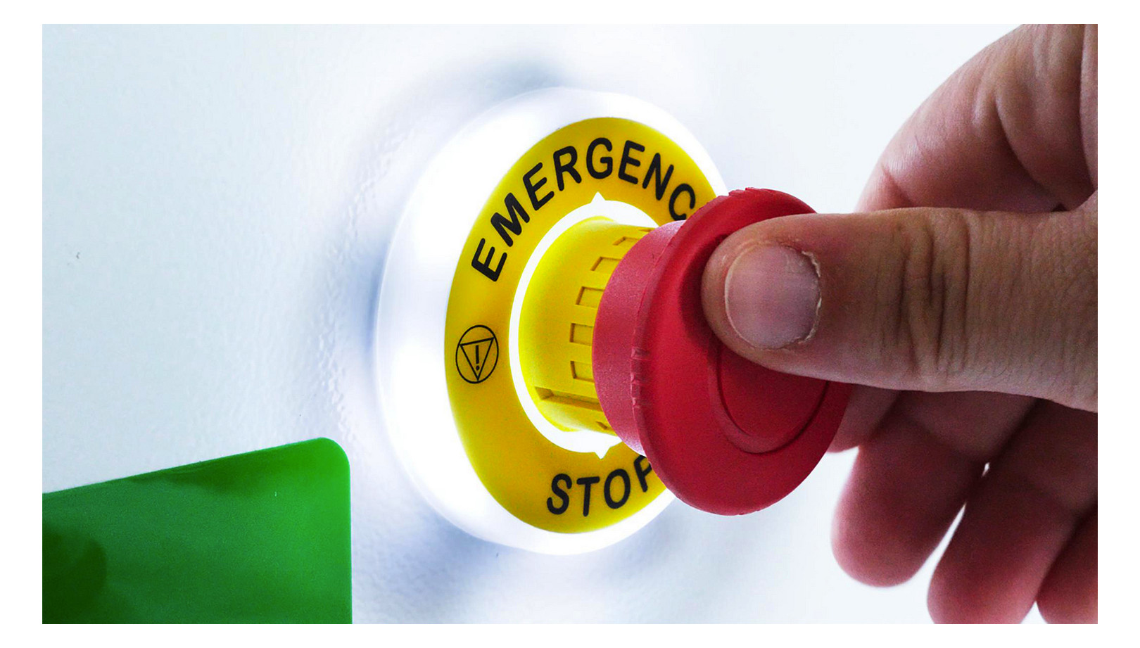 Bezeichnungsschild ge rnd NOT-AUS Ø60mm deutsch Bez.Schild