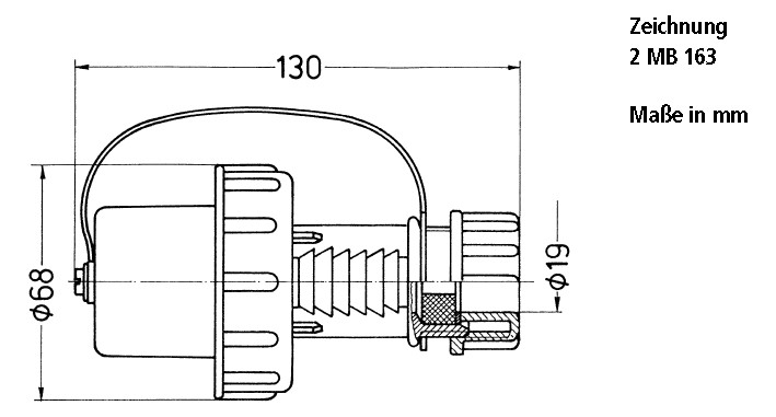 Schutzkontaktstecker 16A 230V Kst IP68 ger bl Schraubkl