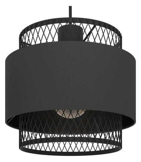 EGLO Hängeleuchte BAZELY schwarz   43669 