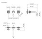 Dornbracht Fertigmontageset Madison UP-Waschtisch-Dreiloch-Armatur, ohne Ablaufgarnitur, chrom