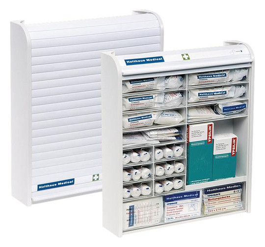 Holthaus Medical-Verbandschrank Rollmed DIN 13157 mit Inhalt