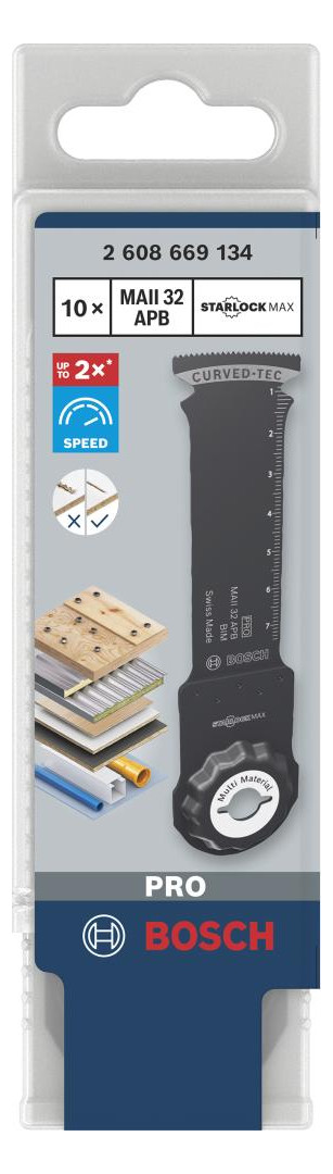 Bild Tauchsägeblatt BiM 32x80mm, MAII 32 APB StarlockMax 10-tlg. BOSCH-1
