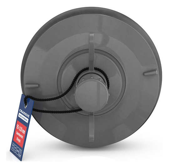 Crassus Schnellverschlussstopfen CSV 100, 95-110 mm, Länge 100 mm, EPDM/PVC