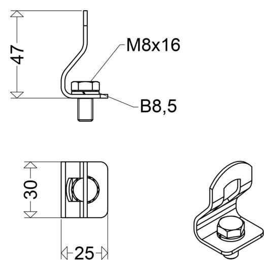 Schuch Aufhängeöse Paar 900010002 