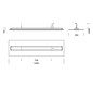 LED-Sensorleuchte Vega 62W 3000K 7300lm al Konv Dimmung DALI IP20 BWM
