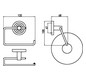 EMCO Papierhalter Polo chrom, ohne Deckel