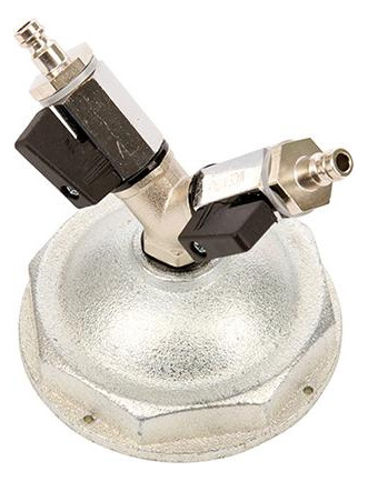 Bild Gasprüfanschl.Übertström Einrohr DN40 mit 2xKugelha. - JUMTEC-0