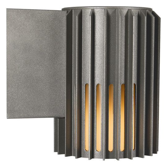 LED-Wandanbauleuchte Aludra 15W anth IP54 E27 124x174x168mm