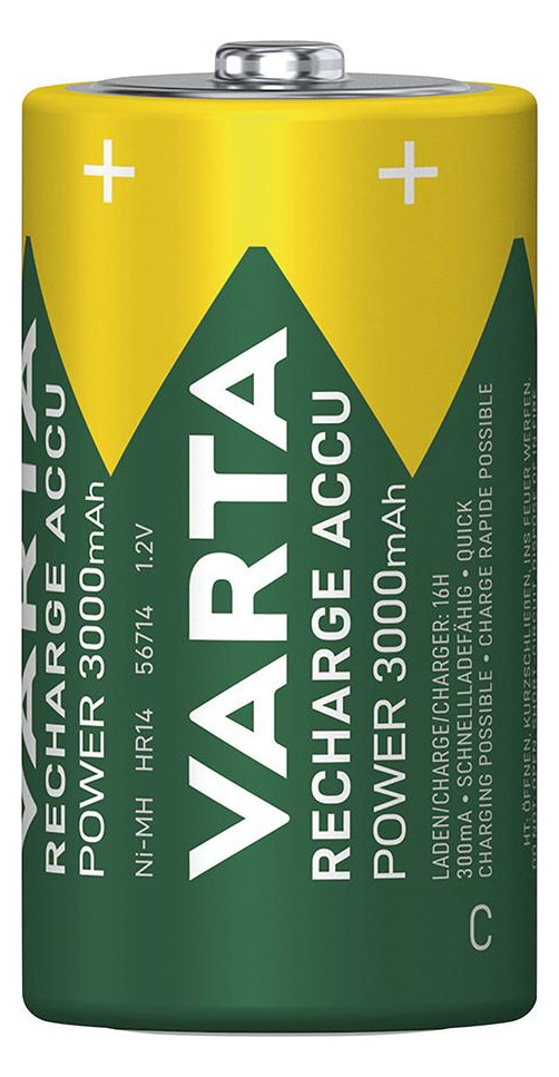 Bild Batterie Recharge Accu Power C/HR14 2er Blister - VARTA-1