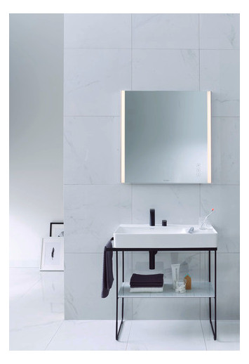 Duravit 2-Loch-Waschtisch-Armatur M D.1 Ausladung 148mm, ohne Zugstangen-Ablaufgarnitur, schwarz matt