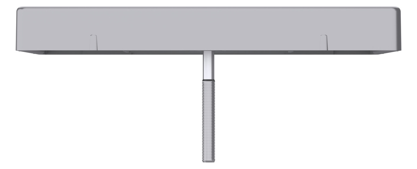 Zentralplatte TAE 3f System Design edst Schraubbef m.Beschr.Feld
