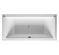 Duravit Rechteck-Badewanne Starck 190 x 90 x 46 cm, Einbauversion, 2 Rückenschrägen, weiß