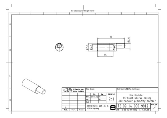 HART PE-Anschluss            09140009912 