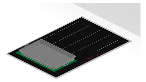Induktionsfeld autark Serie 8 Alu 916x527mm