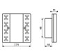 Tastsensor KNX UP mt 8pkt inkl.Ankoppl Mit Busankopplung m.LED-Anz