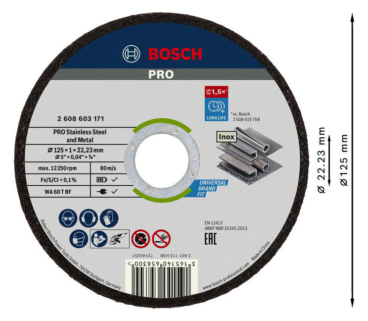 Trennscheibe 125x1mm
