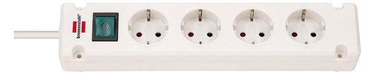 BRENNENSTUHL-Steckdosenleiste, weiß Bremounta -...