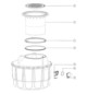 Kessel Öl-/Benzinabscheider EasyOil G System II LW 1000, Einbautiefe 535-1020 mm, Klasse D, mit Lock & Lift-Funktion