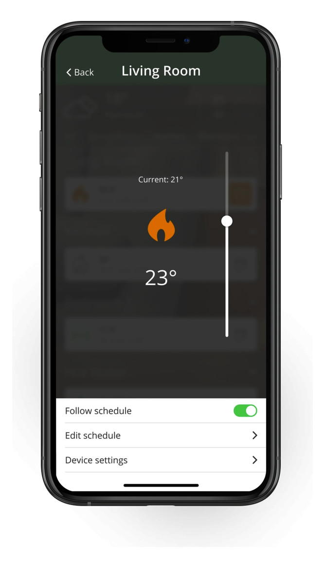 Raumtemperaturregler AP Wiser Funkb ws glz Basis+m.Geh Mit Vor-Ort Bedienung