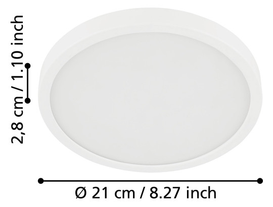 EGLO LED-Deckenleuchte D:210      900654 