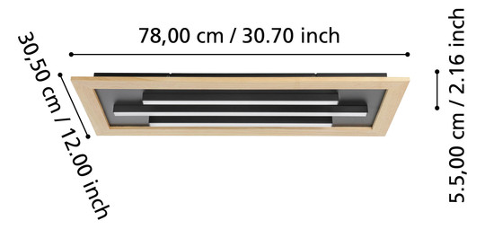 EGLO Wand und Deckenleuchte       900604 