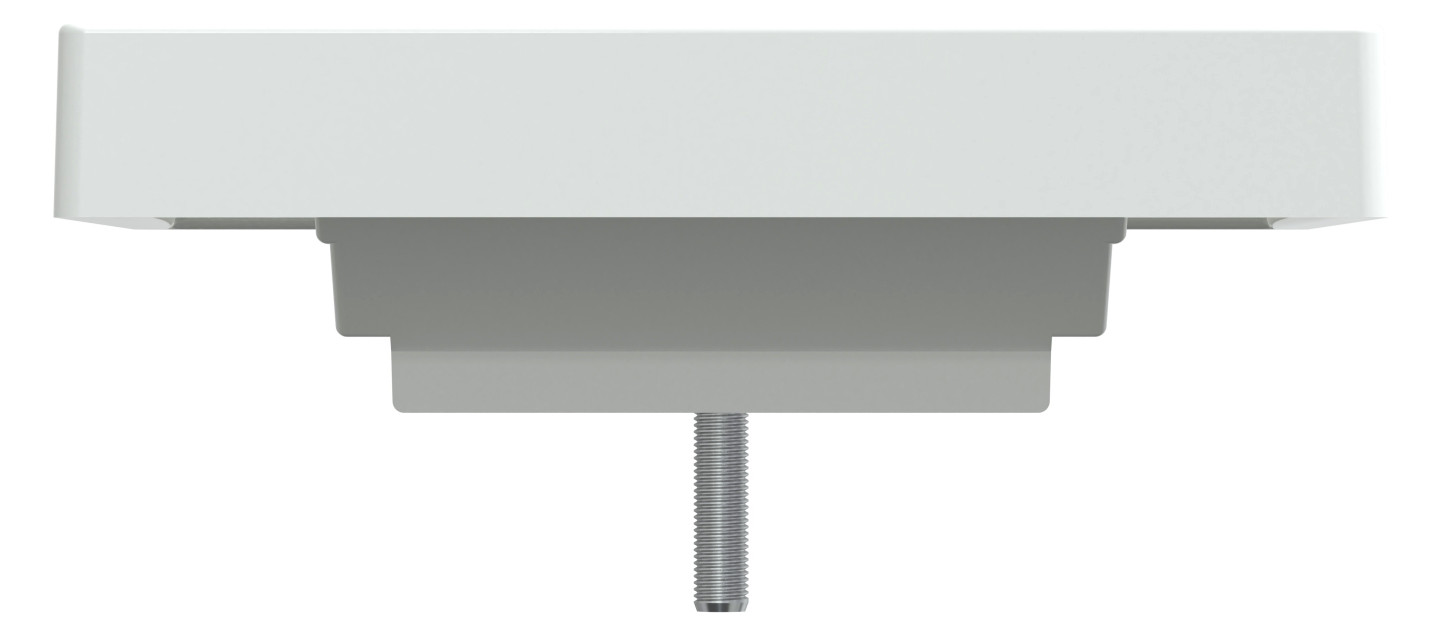 Zentralplatte UAE/IAE 1f System M akws Schraubbef aktivweiß
