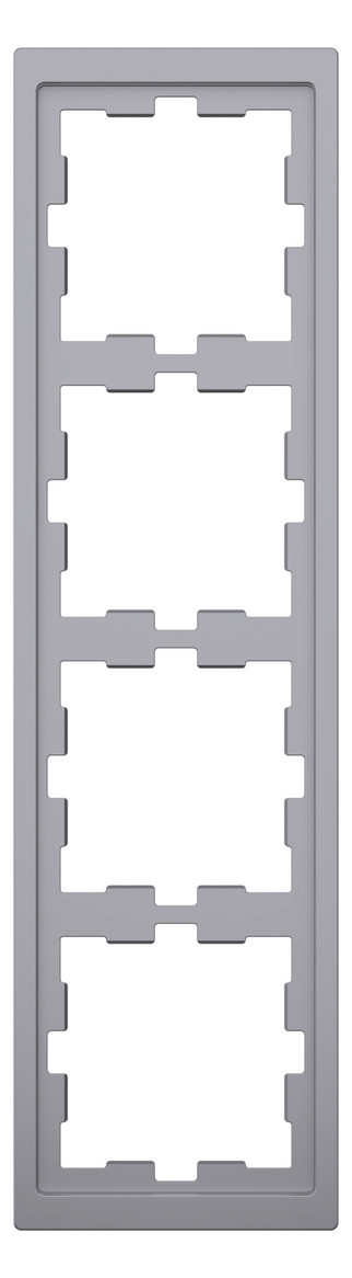 Rahmen 4f edst glz D-Life Kst f.GEB-K Unterputzmontage Thermopl
