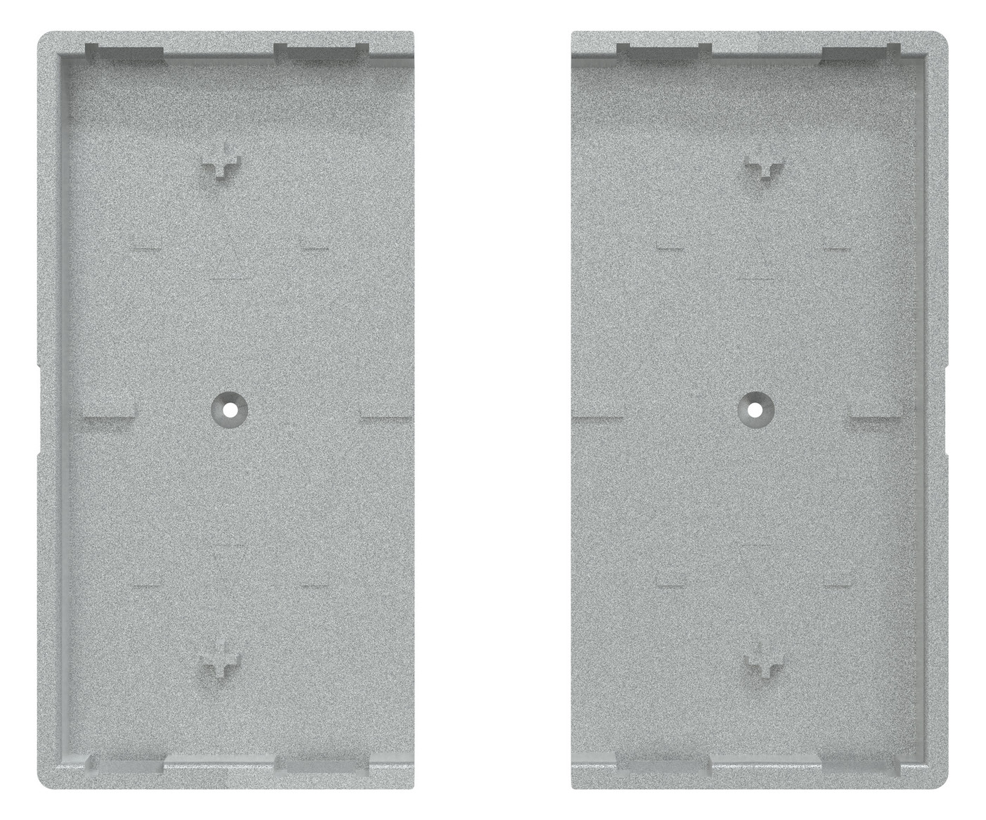 Wippe_2t Schalt/Dimm System M alu mt Kontrollfenster/Lichtauslass
