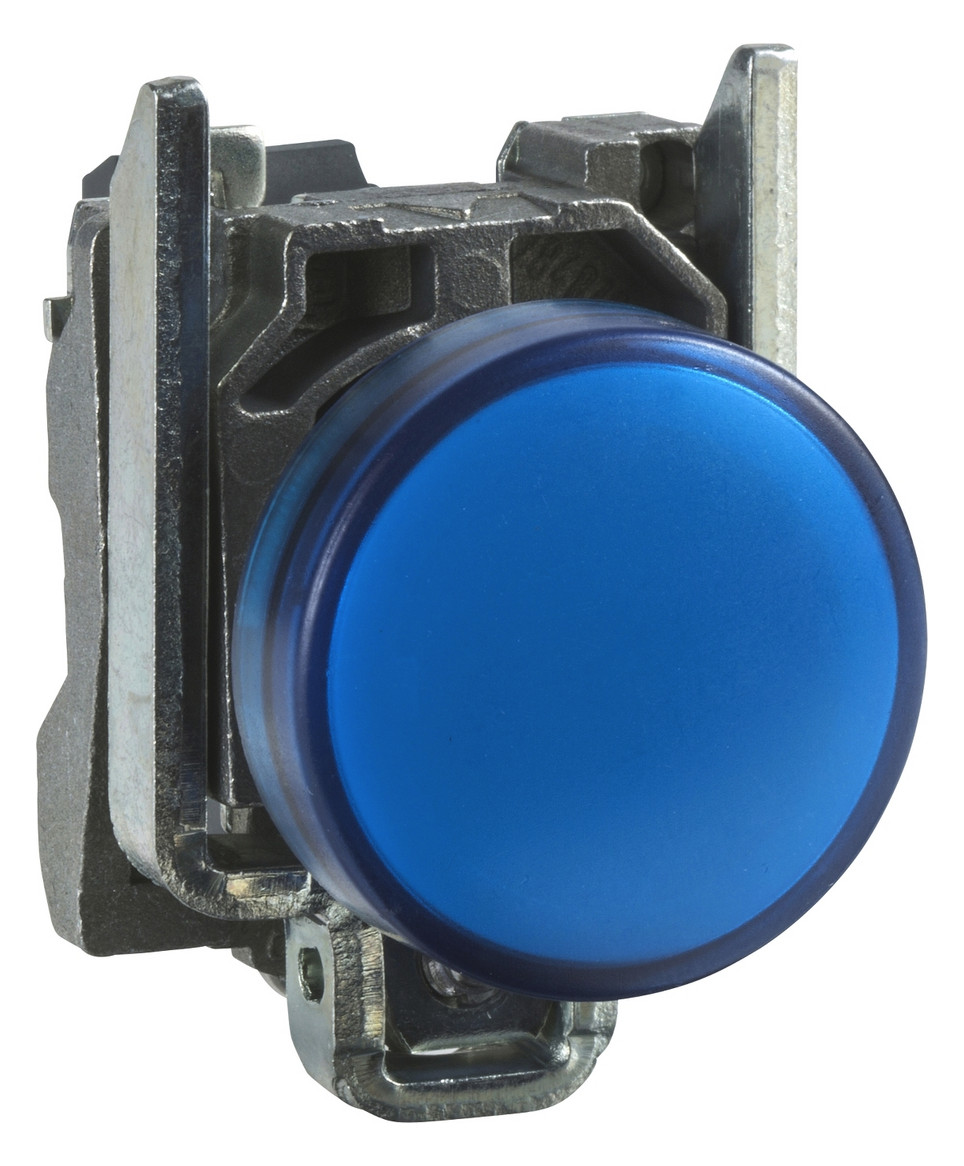 Leuchtmelder komplett 1f LED UC rnd fl Ø22,5mm bl IP65