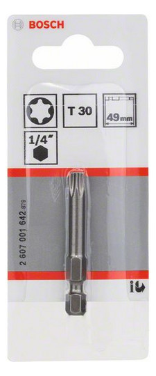 Bit TX30 L=49mm 6,4mm(1/4) 1/4Zoll