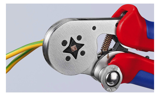 Presszange mech 180mm versch.Eins 0,08-16qmm AWG28-6