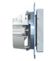 Steckdose 1f alu mt System M UP IP20