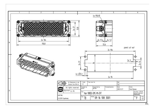 HART Stifteinsatz            09161083001 