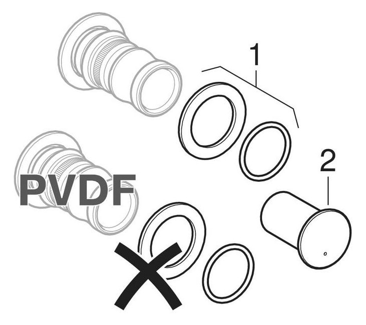 Geberit Übergangwinkel Mepla Ø 20 x MF20 mm, mit MasterFix, 90°, PVDF