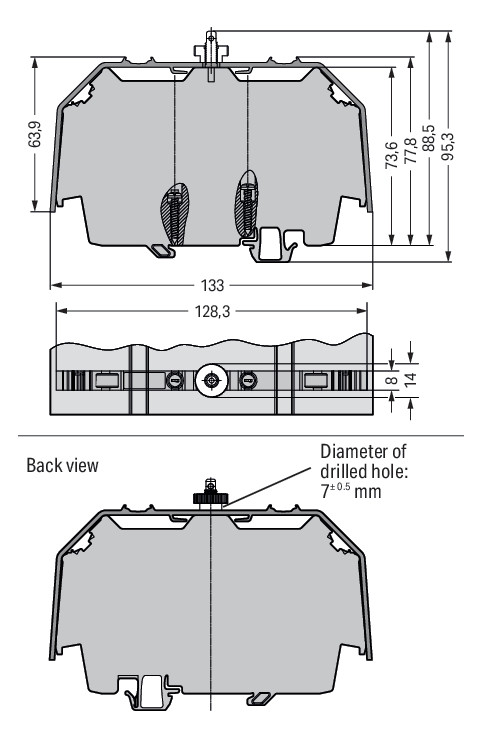 Abdeckung Serie 709