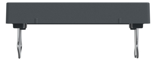 Zentralplatte USB 2f anth Klemmbef m.Aufdr